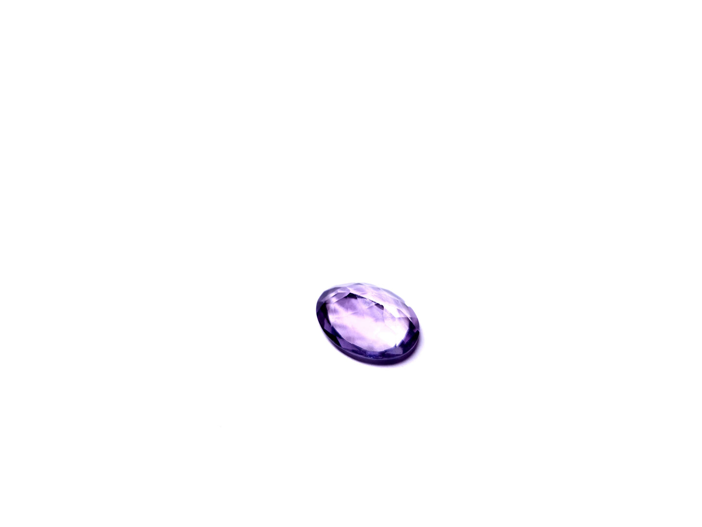Natural 12 x 9 mm Oval Shaped/Lavender Tone Amethyst.